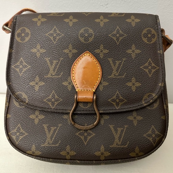 Authentic LOUIS VUITTON Monogram Saint Cloud MM Shoulder Bag Stunning Condition - Picture 2 of 16